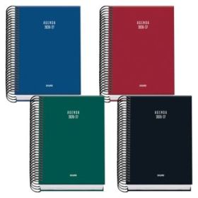 Dohe Basic Colour Vibes Agenda Escolar 26/27 - Formato A6 - Dia Pagina - Papel Offset Ahuesado 70g - Cubierta de Carton Plastifi