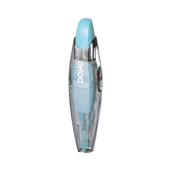 Dohe Serenity Cinta Correctora - 5mm x 6m - Pulsador Retractil - Recargable - Cuerpo Ergonomico - Color Azul