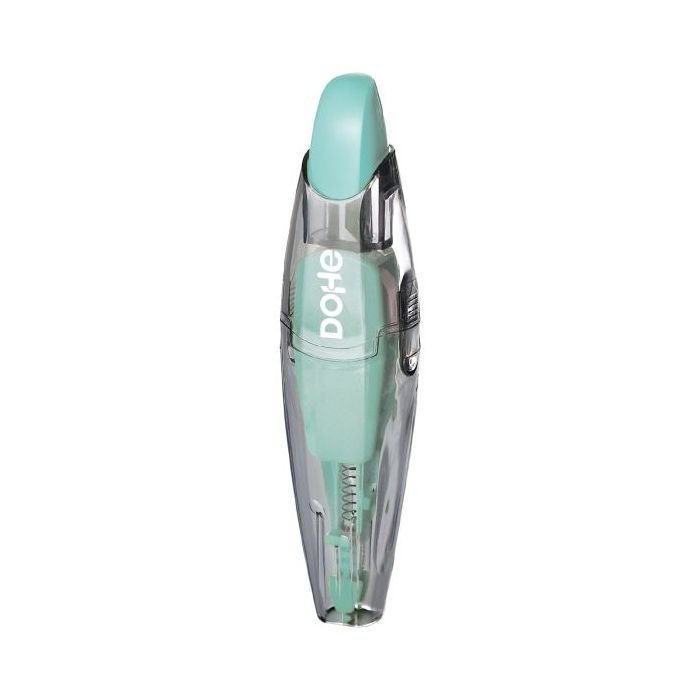 Dohe Serenity Cinta Correctora - 5mm x 6m - Pulsador Retractil - Recargable - Cuerpo Ergonomico - Color Verde