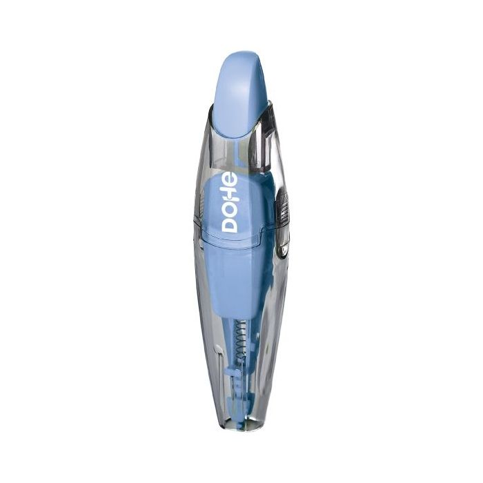 Dohe Colour Vibes Cinta Correctora - 5mm x 6m - Pulsador Retractil - Recargable - Cuerpo Ergonomico - Color Azul