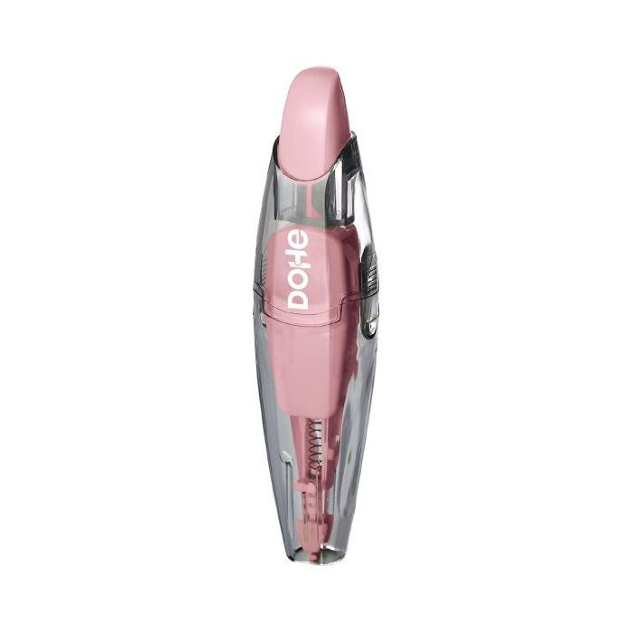 Dohe Colour Vibes Cinta Correctora - 5mm x 6m - Pulsador Retractil - Recargable - Cuerpo Ergonomico - Color Rosa