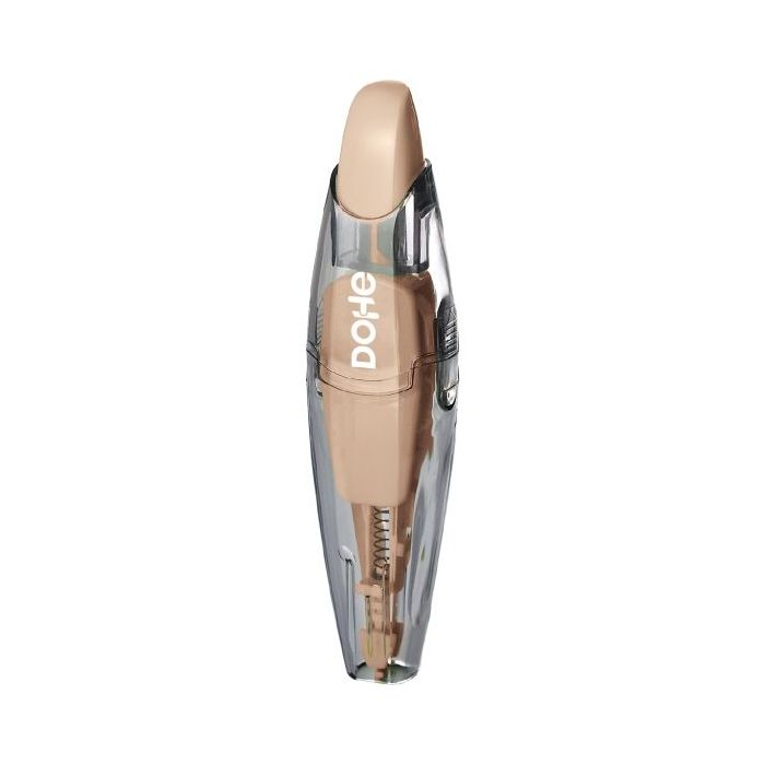Dohe Colour Vibes Cinta Correctora - 5mm x 6m - Pulsador Retractil - Recargable - Cuerpo Ergonomico - Color Beige