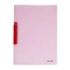 Dohe Dossier con Pinza Pivotante Tamaño A4 - Fabricado en Polipropileno Translucido de 450 Micras - Color Rosa