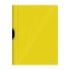 Dohe Dossier con Clip Metalico - Tamaño A4 - Fabricado en Polipropileno Opaco de 350 Micras - Color Amarillo