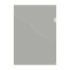 Dohe Dossier Uñero Premium Tamaño A4 - 210x297mm - Fabricado en Polipropileno Translucido de 180 Micras - Color Gris
