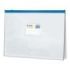 Dohe Bolsa Zipper Apaisada PVC Transparente 200 Micras - Tamaño Folio - Apertura Superior - Cierre Zip Hermetico
