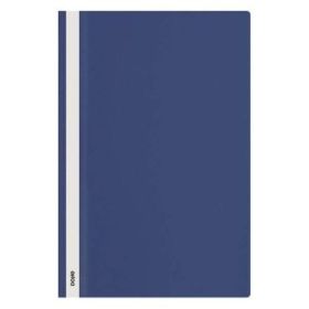 Dohe Dosier con Fastener - Tamaño Folio - Cubierta Transparente y Trasera Opaca - Fabricado en Polipropileno