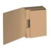 Dohe Estuche de Envio Automontable de Embalaje - Carton Marron de Canal - Solapas Ajustables - Multiples Pliegues para Adaptar T