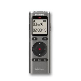 Philips VoiceTracer DVT1170 Grabadora de Voz Digital - 8GB - Grabacion Activada por Voz - Tiempo y Fecha Integrados - Pantalla L