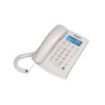 Daewoo Telefono de Sobremesa Supletorio - Altavoz Manos Libres - Pantalla LCD - Autodeteccion FSK/DRMF - Centralita - Calendario