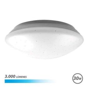 Elbat Serie Saturno Aplique Redondo de Techo LED 30W 3000lm - 6500K Luz Fria - Diametro 28cm