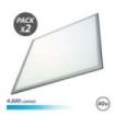 Elbat Pack 2 Paneles LED 60X60 40W 4600LM Luz Fria