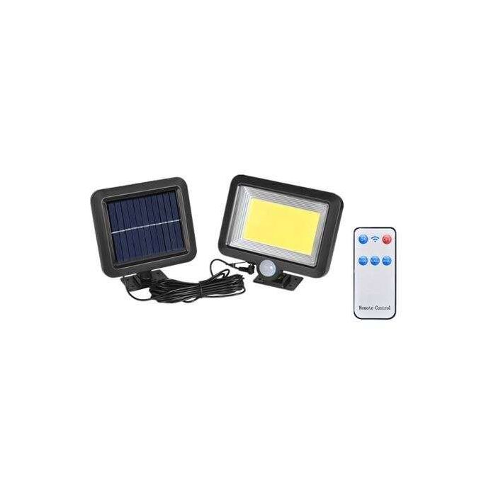 Elbat Foco Solar + Mando - 1000LM - Luz Fria 6500K - Sensor de Movimiento - Bateria 1200mah