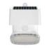 Elbat Foco Solar 2000LM - Luz Fria 6000K - Regulacion Vertical y Horizontal - Panel Solar 1W - IP65 - Color Blanco