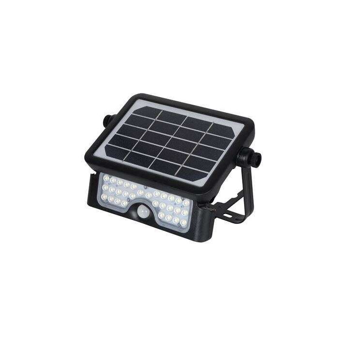 Elbat Foco Led Solar Multifuncion 5W - 500LM - Luz Fria 6000K - Sensor de Movimiento