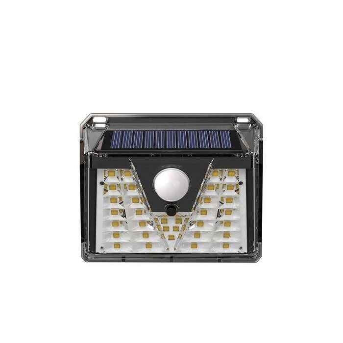 Elbat Aplique Led Solar - 150LM - Luz Fria 6500K - Sensor de Movimiento - Bateria 1200mAh