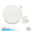 Elbat Aplique Redondo de Techo con Base Fija LED 18W 1950lm - 6500K Luz Fria - Diametro 15cm