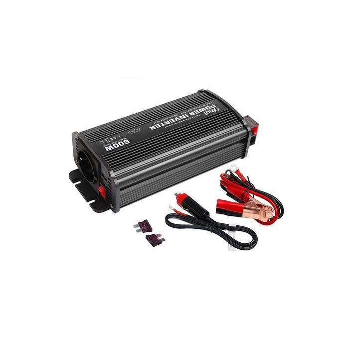 Elbat Convertidor de Corriente 600W - Color Negro