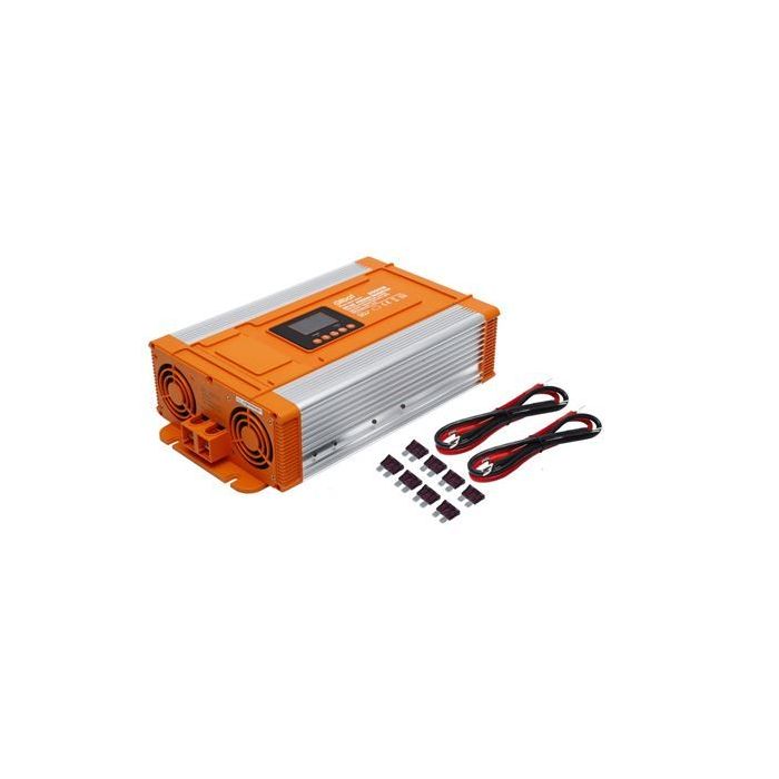 Elbat Convertidor de Corriente Onda Pura con Pantalla LCD 2000W - Color Varios