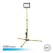 Elbat Foco LED con Tripode 50W - 4250 Lumenes - 6500K Luz Fria - Cable de 3m - IP65 para Uso en Exterior