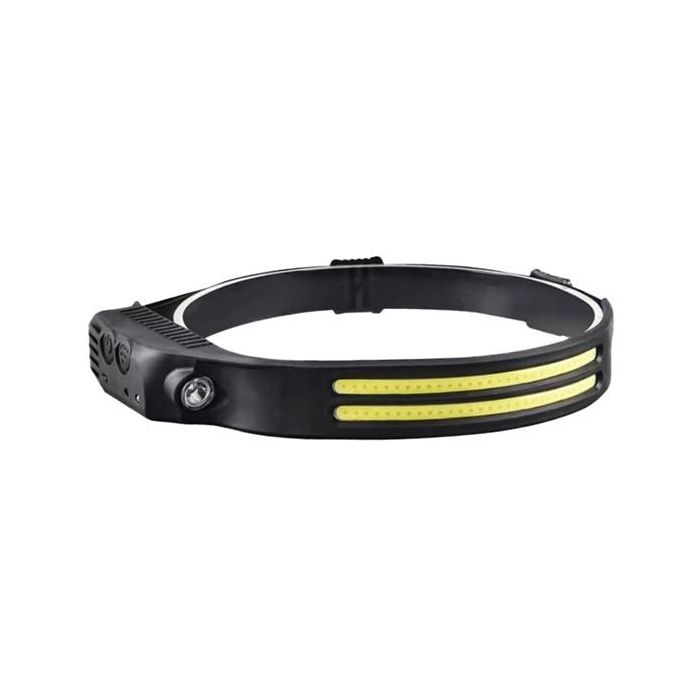 Elbat EB0575 Linterna de Cabeza LED 800Lm + 200Lm - 6500K - 4 Modos de Iluminacion - Sensor de Manos - Autonomia Hasta 8 Horas -