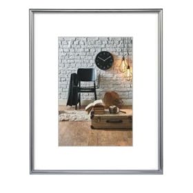 Hama Sevilla Decor Marco de Fotos A4 - Plastico - 22.5x31x2cm - Color Plata