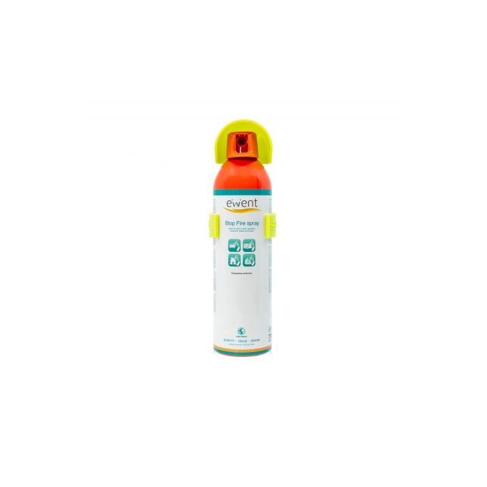 Ewent Spray Extintor para Pequeños Fuegos - Ideal para Automoviles, Camiones, Autocaravanas etc... - Certificado A, B, C y E
