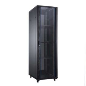 Aiten Data AI8847 Armario de Suelo 47U - Ancho 800 - Fondo 800 - Incluye 2 Bandejas Fijas - 4 Ventiladores 120mm - 1 Base 8 Toma