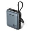Vention Mini Powerbank de 10000mAh - Potencia de Salida hasta 35W - Cable USB-C y Lightning Integrado - Pantalla Digital - Color