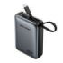 Vention Mini Powerbank de 20000mAh - Potencia de Salida hasta 45W - Cable USB-C Integrado - Power Delivery - USB-A - Tecnologia