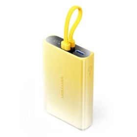 Vention Powerbank de 10000mAh - Potencia de Salida hasta 22.5W - USB-A - USB-C - Pantalla - Linterna LED Integrada - Apto para V