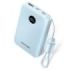 Vention Powerbank de 10000mAh - Potencia de Salida hasta 22.5W - USB-A - USB-C - Pantalla LED - Cable USB-C de 17cm - Apto para