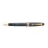 Pilot Custom 823 M Pluma Estilografica - Plumin de Oro de 14K - Cuerpo Negro Transparente - En Estuche de Regalo Individual con
