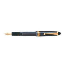 Pilot Custom 823 M Pluma Estilografica - Plumin de Oro de 14K - Cuerpo Negro Transparente - En Estuche de Regalo Individual con