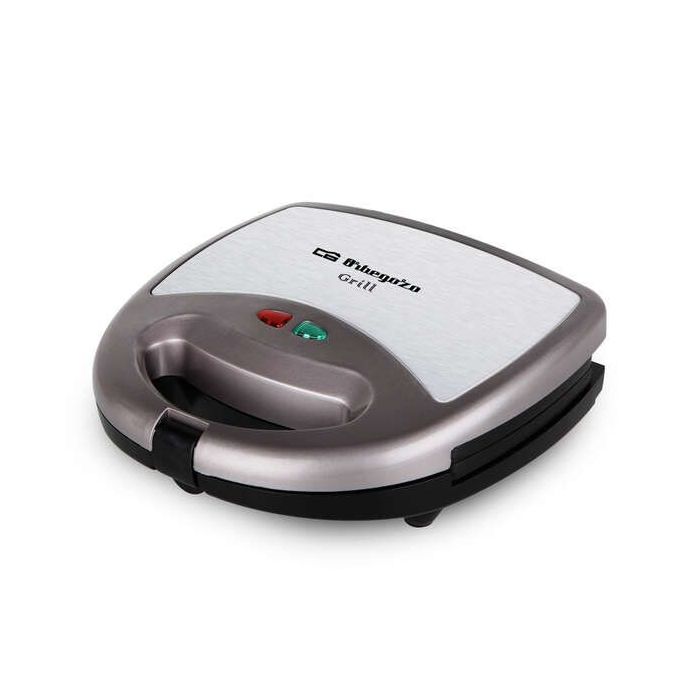 Orbegozo 2500 Grill Saludable - Cocina sin Grasas - Superficie Antiadherente - Facil Limpieza - Multifuncionalidad - Potencia 80