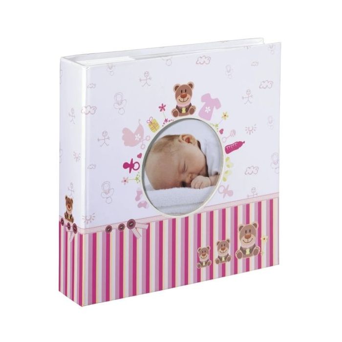 Hama Moni Album de Fotos - Capacidad para 200 Fotos 10x15cm - Insercion Lateral - Tapa Plastificada - 22.5x22cm - Multicolor