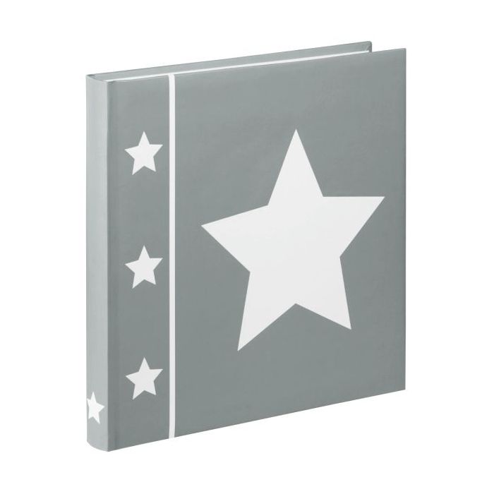 Hama Skies Album de Fotos - 60 Paginas Blancas - Tapa Plastificada - 30x30cm - Color Gris