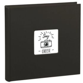 Hama Fine Art Album de Fotos - 100 Paginas Negras - Tapa de Papel - 30x30cm - Color Negro