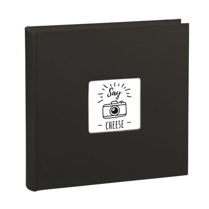 Hama Fine Art Album de Fotos - 100 Paginas Negras - Tapa de Papel - 30x30cm - Color Negro