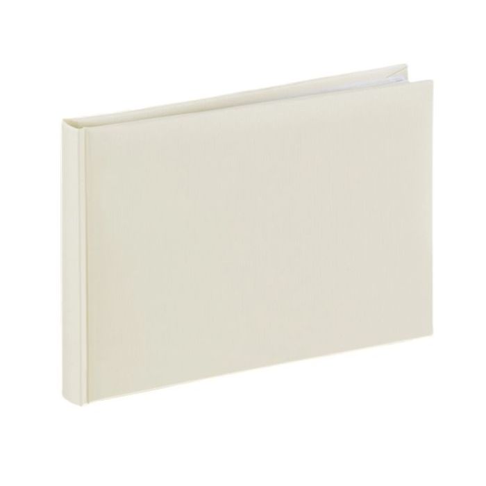 Hama Fine Art Album de Fotos - 36 Paginas Blancas - Tapa de Papel - 24x17cm - Color Beige