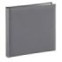 Hama Fine Art Album de Fotos - 80 Paginas Blancas - Tapa de Papel - 30x30cm - Color Gris