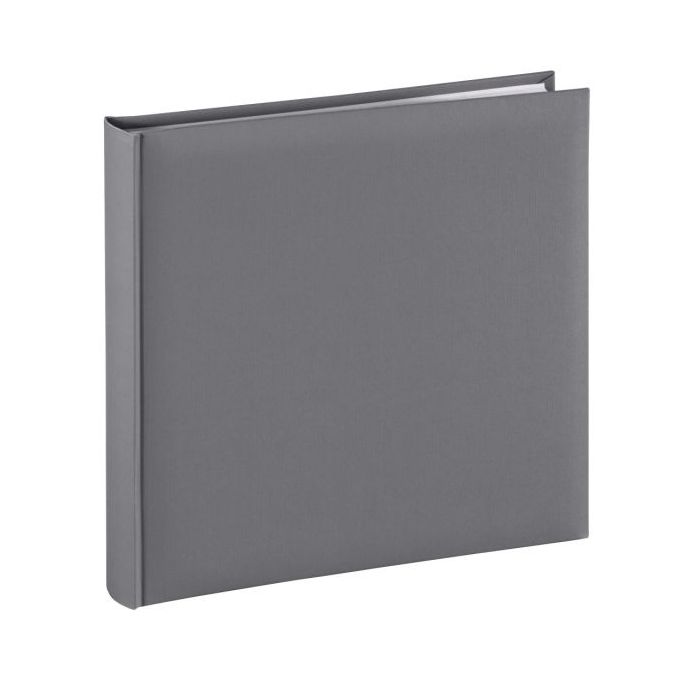 Hama Fine Art Album de Fotos - 80 Paginas Blancas - Tapa de Papel - 30x30cm - Color Gris