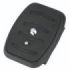 Hama Star 200 Soporte de Liberacion Rapida para Tripode - Tornillo de 1/4  - Plastico - 6.6x5.1cm - Color Negro