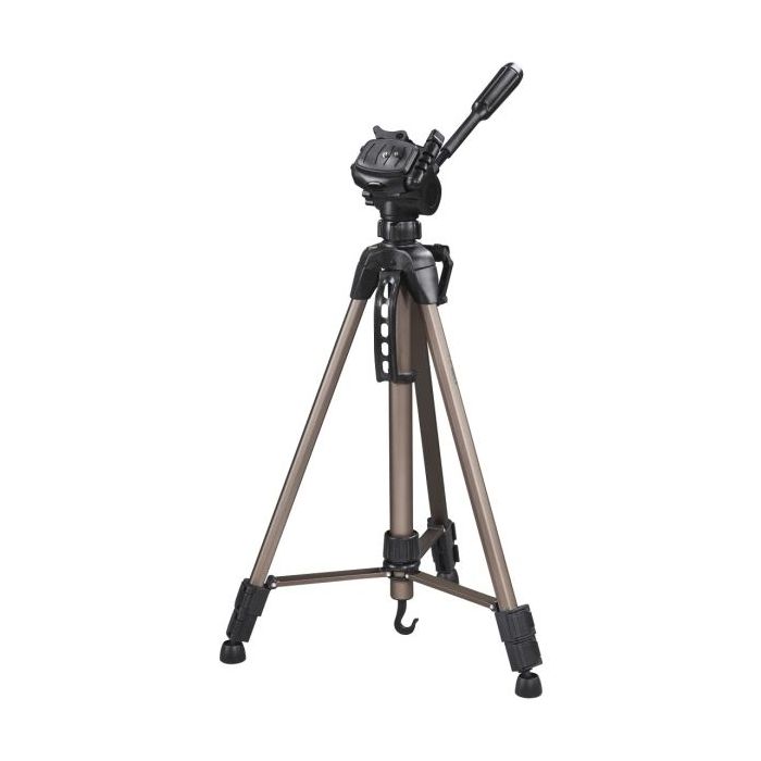 Hama Star 61 Tripode para Camara con Rosca 1/4  - Altura hasta 153cm - Peso Max 3kg - Manivela en Columna Central - Aluminio - S