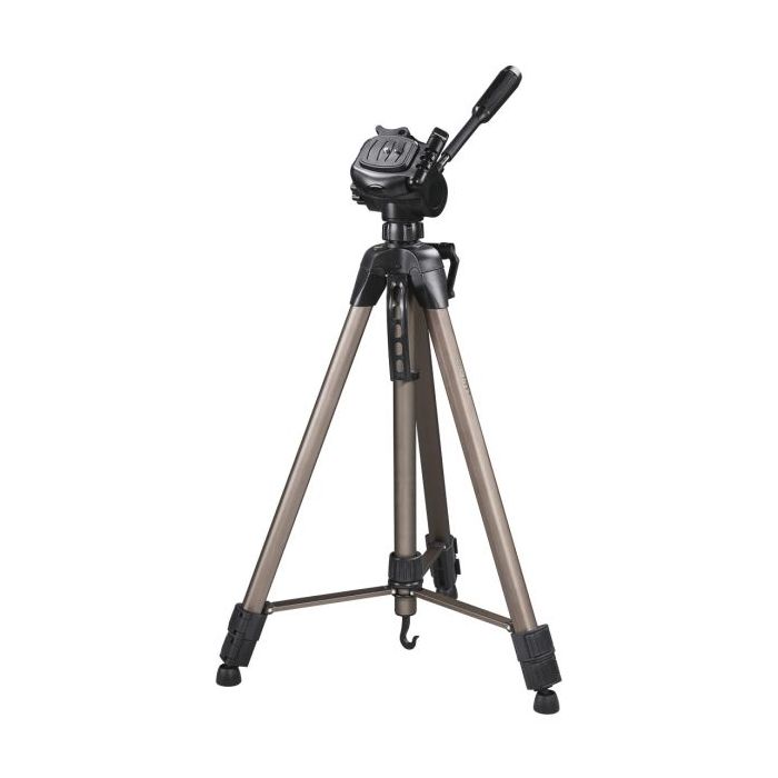 Hama Star 64 Tripode para Camara con Rosca 1/4  - Peso Max 4kg - Altura hasta 185cm - Manivela en Columna Central - Aluminio - S