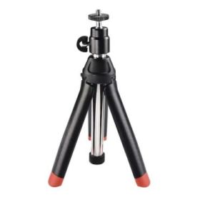 Hama Multi 4In1 Tripode Mini con Rosca 1/4  - Altura Ajustable hasta 86cm - Soporte para Smartphone y Camara Deportiva - Peso Ma