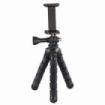 Hama Flex Tripode para Smartphone y Camara Deportiva - Plegable - Altura Ajustable hasta 14cm - Peso Max 4kg - Aluminio - Color