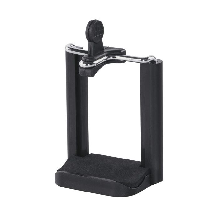 Hama Soporte de Smartphone para Tripode - Rosca 1/4  - Peso Max 300g - Ancho Dispositivo de 5.5 a 8.2cm - Color Negro