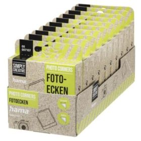 Hama Pack de 500 Esquinas Adhesivas para Foto - Borde 10mm - Polipropileno - Color Transparente
