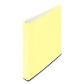 Hama Carpeta de 4 Anillas Lomo de 39mm - Tapa Plastificada - 29x32.5cm - Color Amarillo